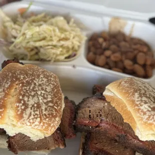 Special for the Cologuard Pro-am. Brisket sliders.