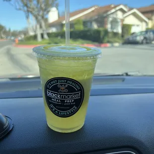 my Refresh juice!! (ginger,orange &amp; pineapple) the most amazing drink ever!! makes nekters juices look like crap!!