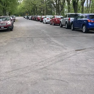 This street was empty when we arrived. Everyone wanted some Minnesotan BBQ