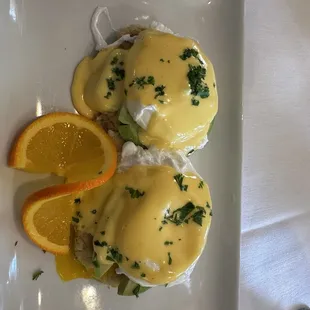 Crab Benedict. Need I say more?