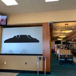 View look towards front