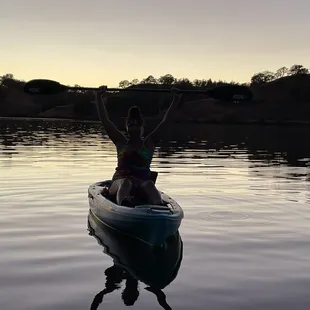 Beautiful night for Kayaking