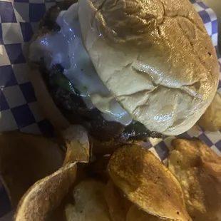 Blackened Voodoo Burger