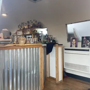 Inside bar area where they make your drink!