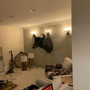 Side view of Mr Buff