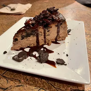 Save room for Chocolate Oreo Cookie Cheese Cake