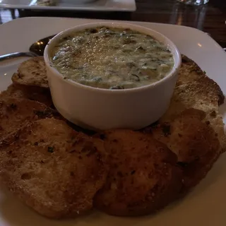 Baked Spinach and Portobello Mushroom Dip
