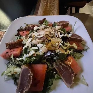 Blackened Ahi and Watermelon Salad