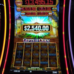 Money Link Gifts of Odin hand pay jackpot. September 2024. Show me the Gifts of Odin