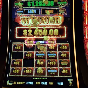 the maxed out grand on Buffalo Link, 2 handpay jackpots on the same machine today totaling over $10000 October 2023