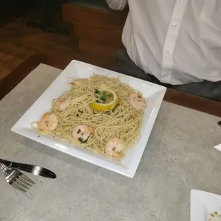 Shrimp scampi