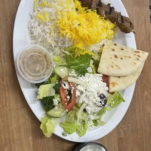 Lamb Kabob Plate