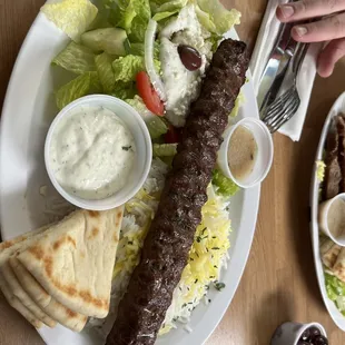 Koobideh Kabob Plate