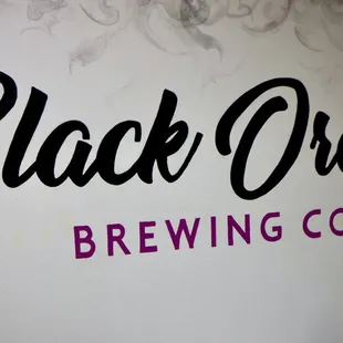 Close-up of interior wall art.