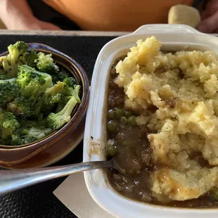 The shepherds pie was a hit