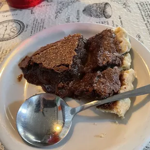 Fudge pie (delicious!)