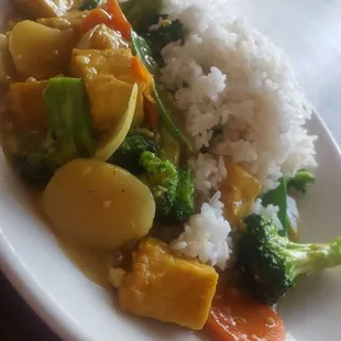 Curry tofu! Yum