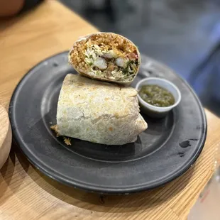 Amazing Shrimp burrito