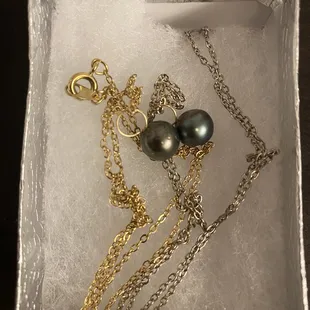 Definitely not 14k gold chains