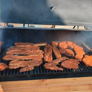 bbq ribs, ribs, food