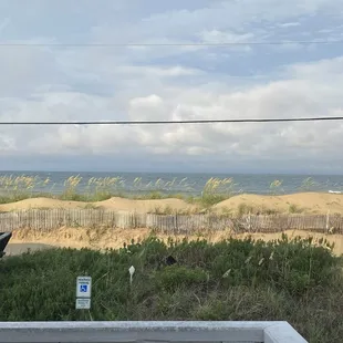 View from patio bar.