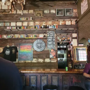 a man sitting at a bar