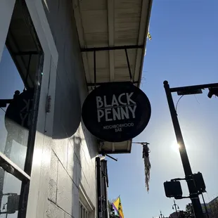 Outside sign