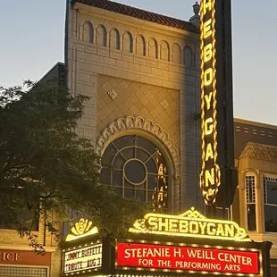 Outside looking at the old theater