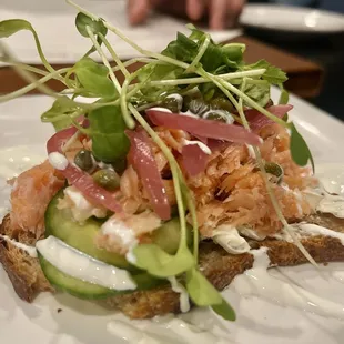 Hot Smoked Salmon. I could eat 10 of these!