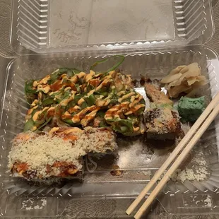 Jaladelphia roll and Black Tiger