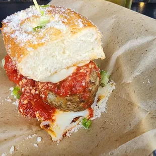Half Meatball Sub