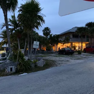 View of restaurant as we Wait on the side near the canal