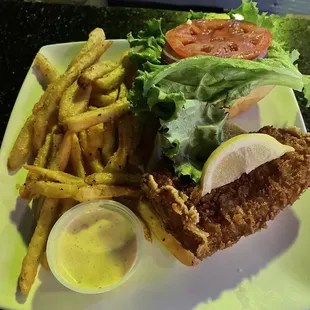 Crunchy Grouper Sandwich