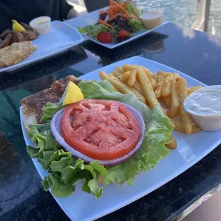 Blackened Dolphin Sandwich