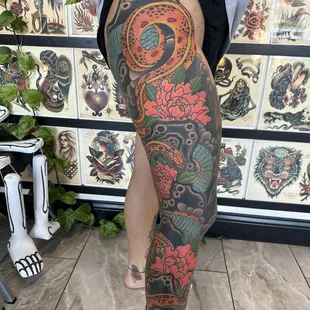 Custom tattoos every day! 
Traditional Japanese by Joseph. Tattoo shop, tattoos, tattoo shop near me, tattoo shop Corpus Christi. Tamucc
