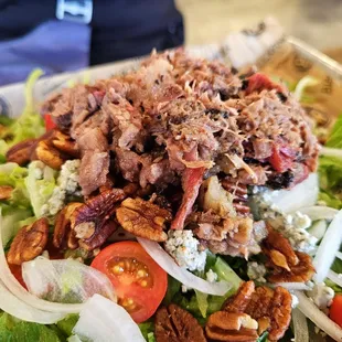 Brisket and blue salad