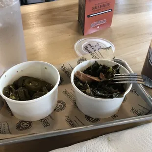 Cowboy candy and collards