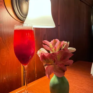 Pretty in pink drink! It was so good!