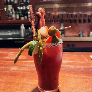 One of the best bloody Mary's I've ever had. And I'm a picky lady. Black Rabbit Bloody Mary