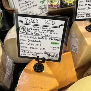 bandit red cheese
