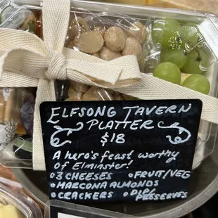 cheese platter for one