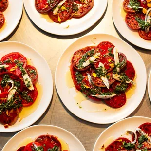 heirloom tomato &amp; anchovy