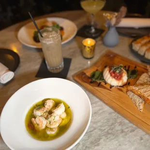 a plate of food on a table