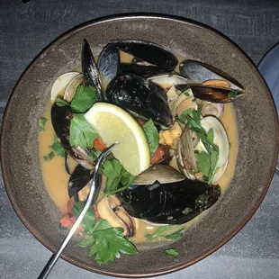 Mussels and Clams