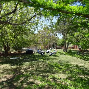 During spring, summer and fall our green landscape is a relaxing oasis.