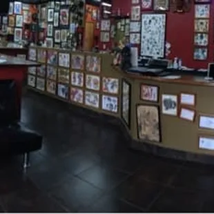 The shop currently