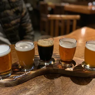 Beer flight..