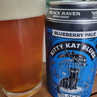 The amazing Kitty Kat Blues Pale Ale from Black Raven Brewing!