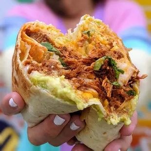 Beef Achiote ($11.50) burrito style