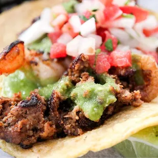 Shrimp and Chorizo Taco